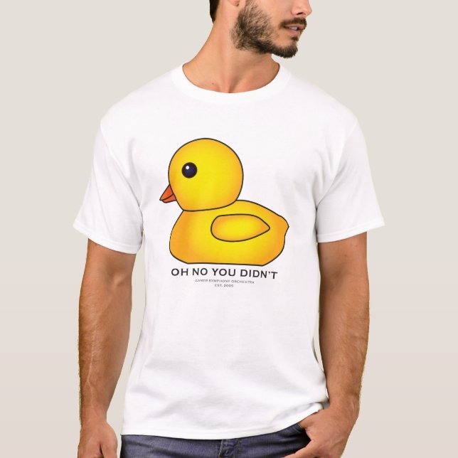 Ducky GummiShirt - Weiß T-Shirt (Vorderseite)