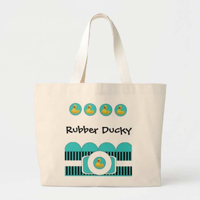 Ducky GummiTasche Jumbo Stoffbeutel (Vorne)