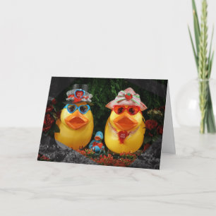 Ducky Liebe! Feiertagskarte
