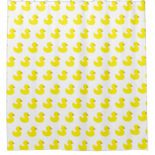 Ducky Muster-Gummiduschvorhang Duschvorhang