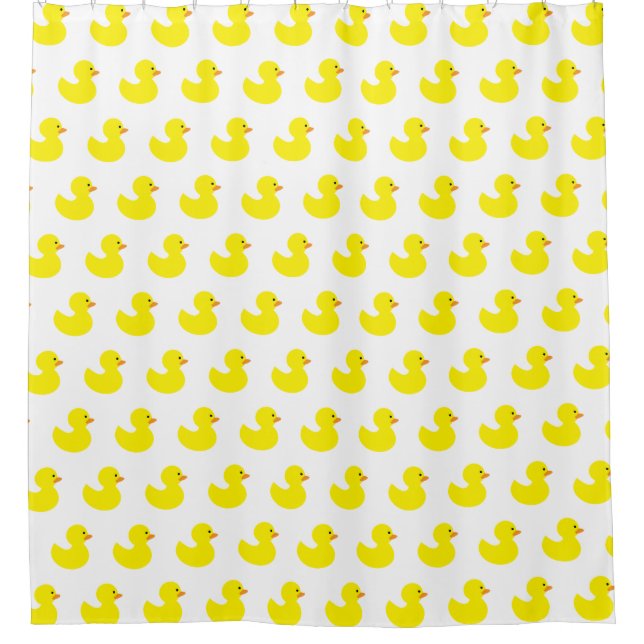 Ducky Muster-Gummiduschvorhang Duschvorhang (Vorderseite)