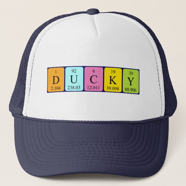 Ducky Periodenname Truckerkappe (Vorderseite)