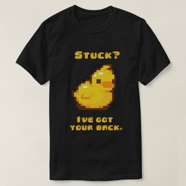 Ducky ProgrammierungsGummiT-Shirt T-Shirt (Design vorne)