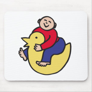 Ducky Rider Mousepad