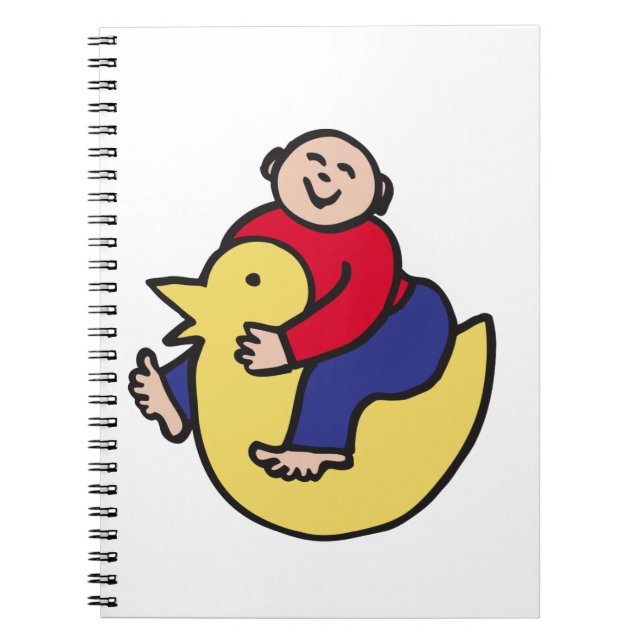 Ducky Rider Notizblock (Vorderseite)