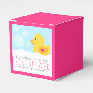 Ducky Schaumbad-Mädchen-GummiBabyparty Geschenkschachtel