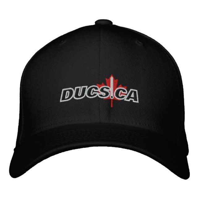 Ducs.ca Baseball Cap Bestickte Kappe (Vorderseite)