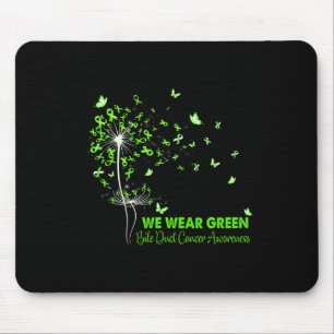 Duct Cancer Awareness Faith Hope Liebe Dandelion Mousepad