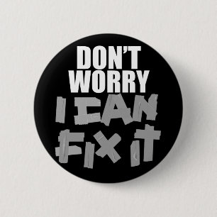 Duct Tape $6,95 Funny Duck Tape Button