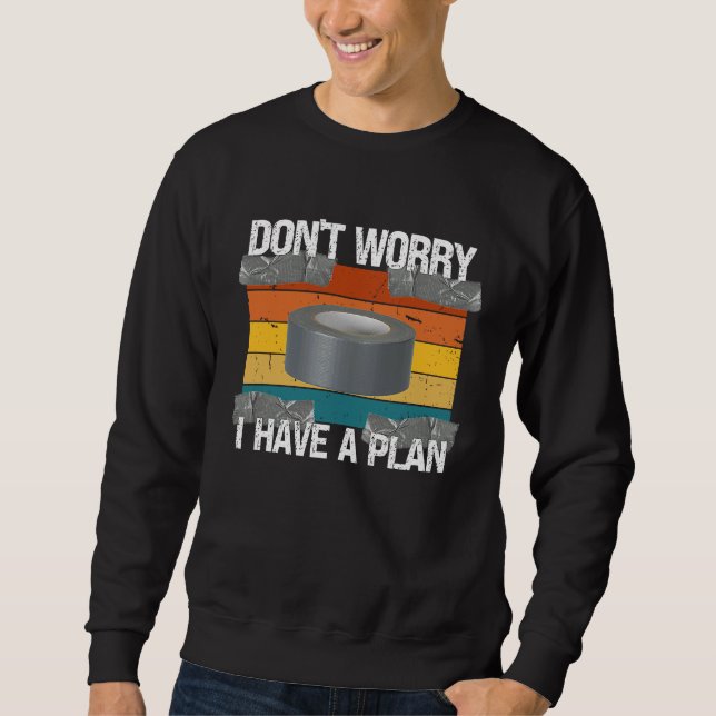 Duct Tape Contractor Electrician Foreman Sweatshirt (Vorderseite)