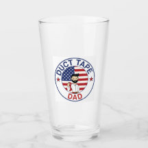 Duct Tape Dad - Beer Glass