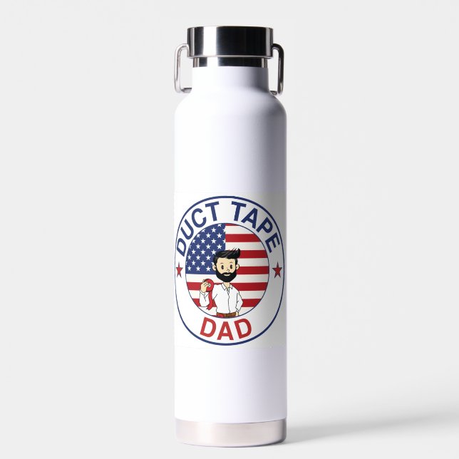 Duct Tape Dad - Insulated Bottle Trinkflasche (Vorne)