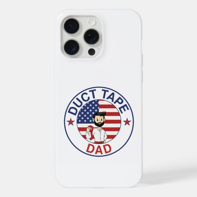 Duct Tape Dad - iPhone-Hülle iPhone Hülle (Rückseite)