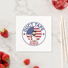 Duct Tape Dad - Paper Napkin Serviette