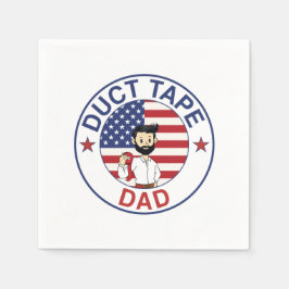Duct Tape Dad - Paper Napkin Serviette