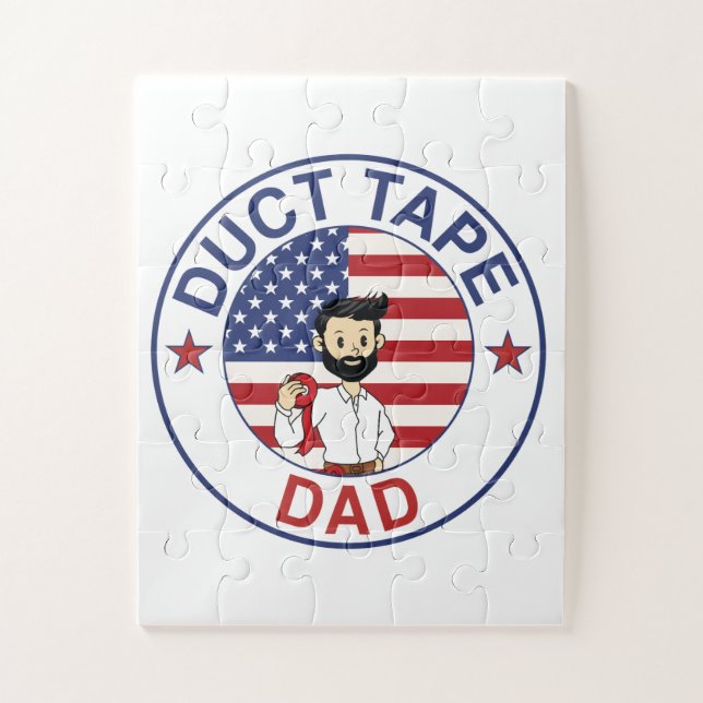 Duct Tape Dad - Puzzle (Vertikal)
