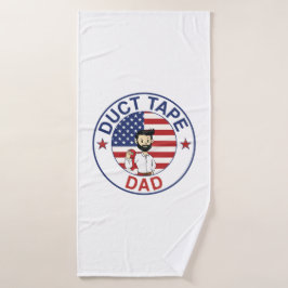 Duct Tape Dad - Towel Badhandtuch Set