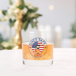 Duct Tape Dad - Whiskey Glass Whiskyglas