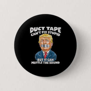 Duct Tape kann keinen Stud reparieren, aber es kan Button