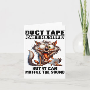 Duct Tape kann keinen Stud reparieren, aber es kan Karte