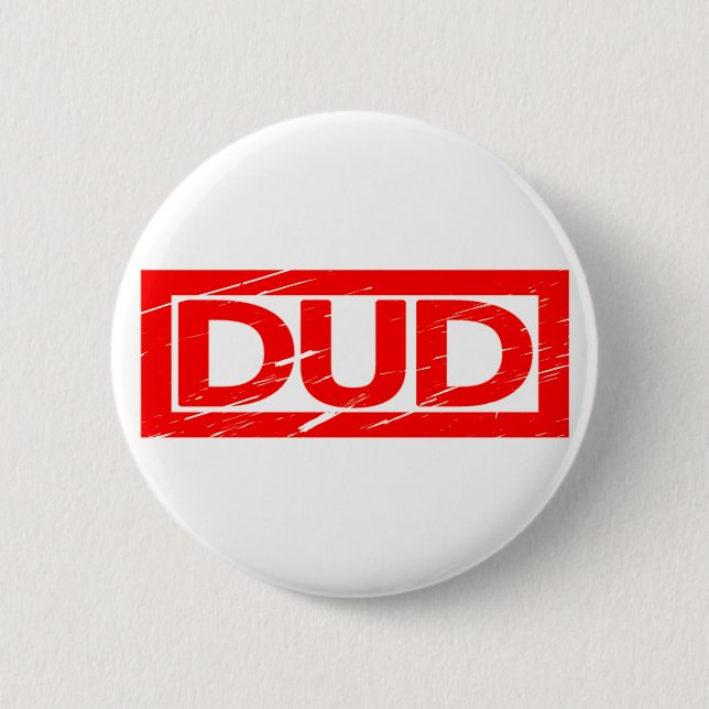 Dud Briefmarke Button (Vorderseite)