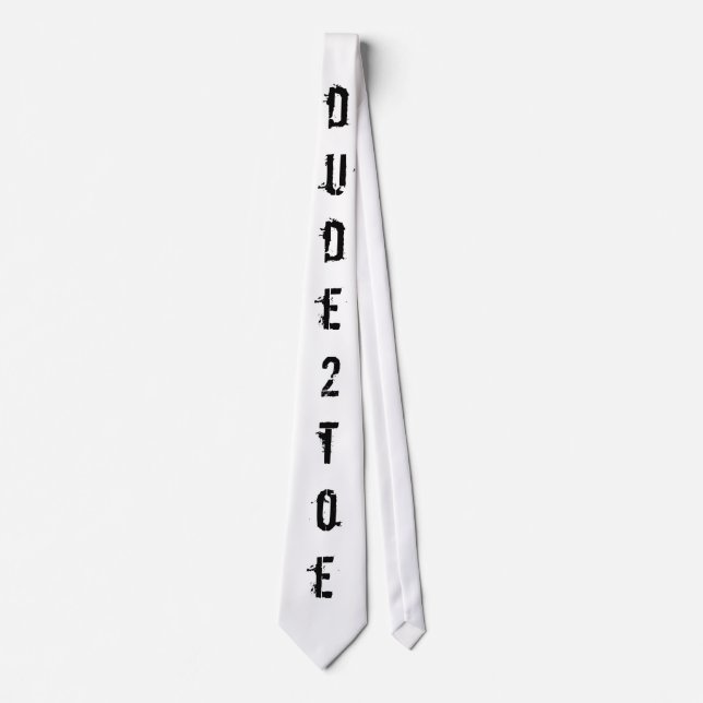 dude2toe Krawatte (Vorderseite)