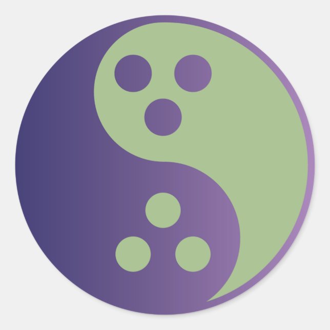 Dudeismus Großer Rundaufkleber Runder Aufkleber (Vorderseite)