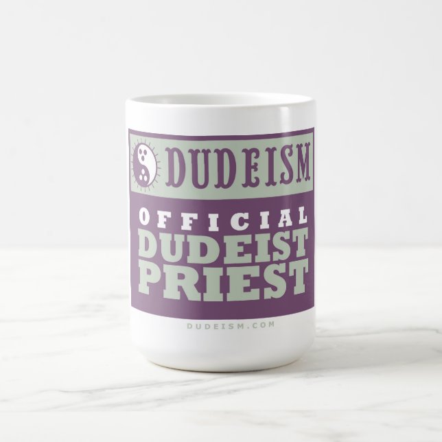 Dudeismus Offizielle Dudeist-Priester-Tasse Kaffeetasse (Mittel)