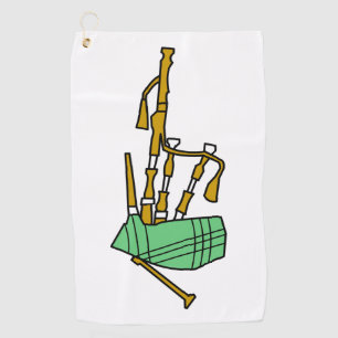 Dudelsack Golfhandtuch