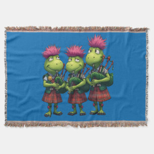 Dudelsackspieler für Burns Supper Schottland Decke