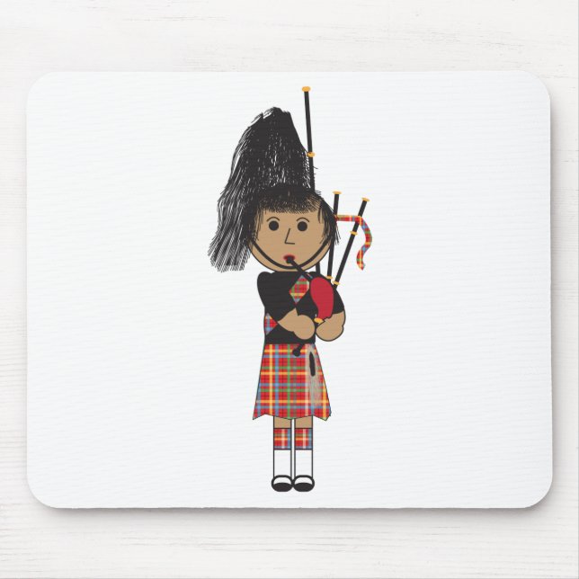 Dudelsackspieler Mousepad (Vorne)