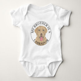 Dudley Labrador Hund Baby Strampler