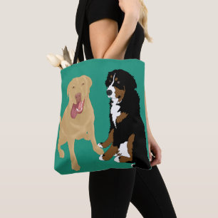 Dudley Labrador und Bernese Mountain Dog
