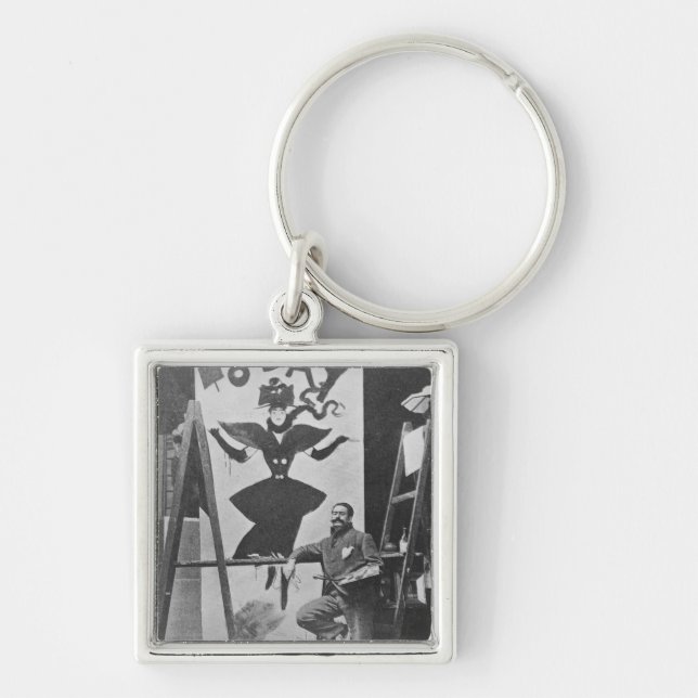 Dudley robuste Malerei ein Plakat Schlüsselanhänger (Vorne)