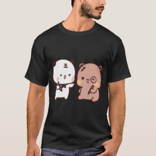 Dudu Bear und Bubu Panda spielen Farbe Themselv T-Shirt