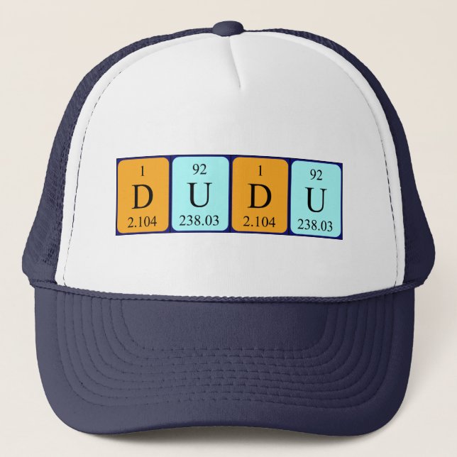 Dudu Periodenname Truckerkappe (Vorderseite)