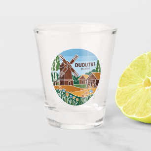 Dudutki Museum Komplex Belarus Schnapsglas