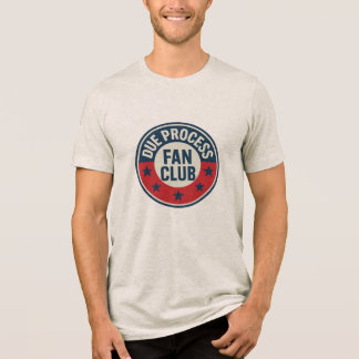 Due Process Fan Club – Anti ICE Vintage Abzeichen Tri-Blend Shirt