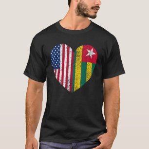 Duel Heart Togo und amerikanischer Duellbürger T-Shirt