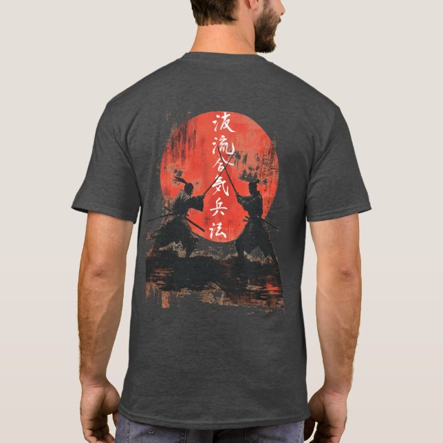 Dueling Samurai T-Shirt (Rückseite)
