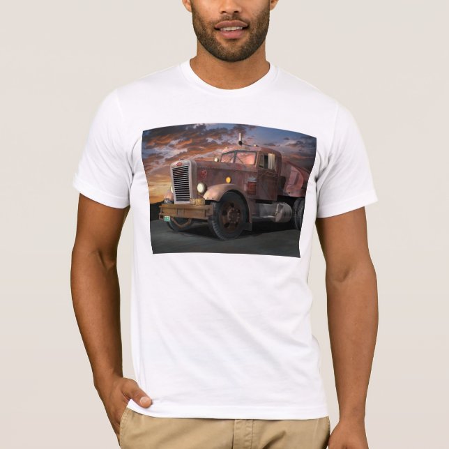 Duell-LKW-T-Shirt T-Shirt (Vorderseite)