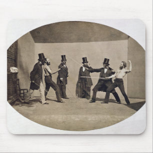 Duellieren (Foto) Mousepad