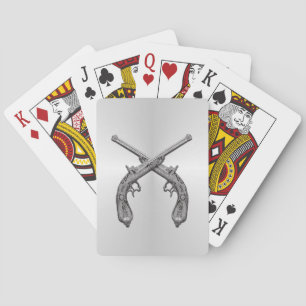 Duellkolben Silber Spielkarten