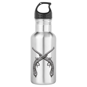 Duellkolben Silber Trinkflasche