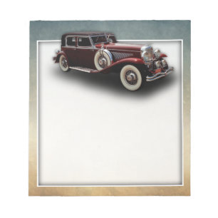Duesenberg (Duesy) Modell J Oldtimer Notizblock