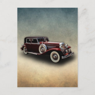 Duesenberg (Duesy) Modell J Oldtimer Postkarte