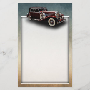Duesenberg (Duesy) vorbildliches J Klassiker-Auto Briefpapier