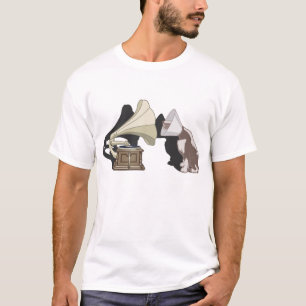 Duet - Hund & Grammophon T-Shirt