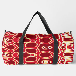 Duffel Bag, Ein lebendiges rotes klassisches Desig Duffle Bag