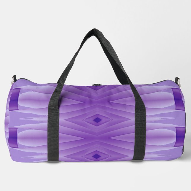 Duffel Bag, Ein lila, klassisches Design Duffle Bag (Vorderseite)